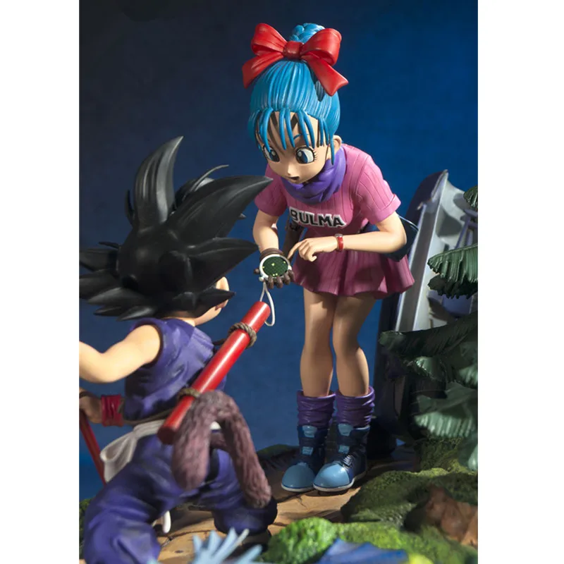 Dragon Ball DBZ Little GOKU Bulma первая коллекция 1/6 GK статуя из смолы фигурка Коллекционная модель игрушки G2392