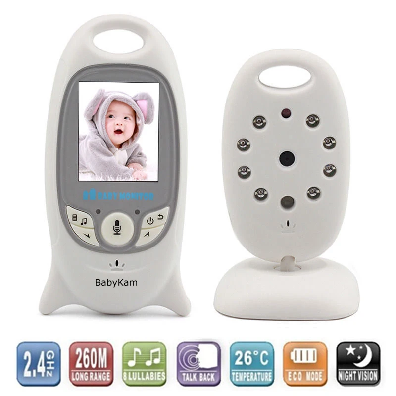 BabyKam 2 0 дюйма беспроводной детский монитор с камерой ИК ночным видением интерком
