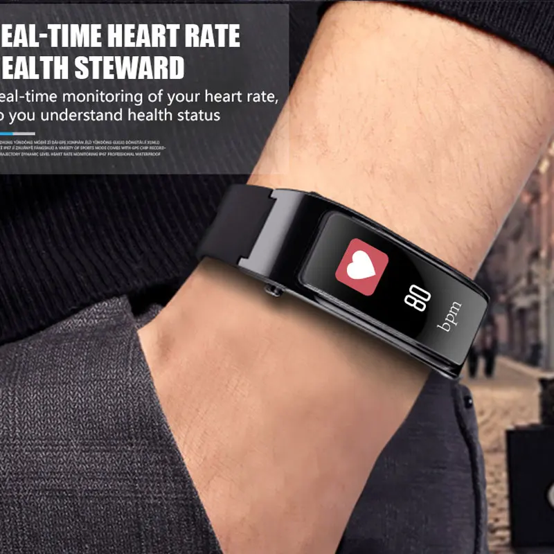 Умный браслет с цветным экраном гарнитура умный Браслет пульсометр