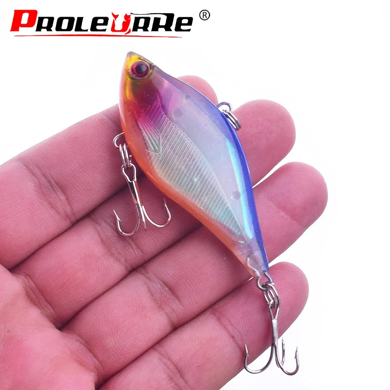 

1Pcs Sinking vibration Fishing Lure 60mm 13.2g Wobblers Artificial Hard Bait Crankbait For Bass Lures Pesca Fishing tackle