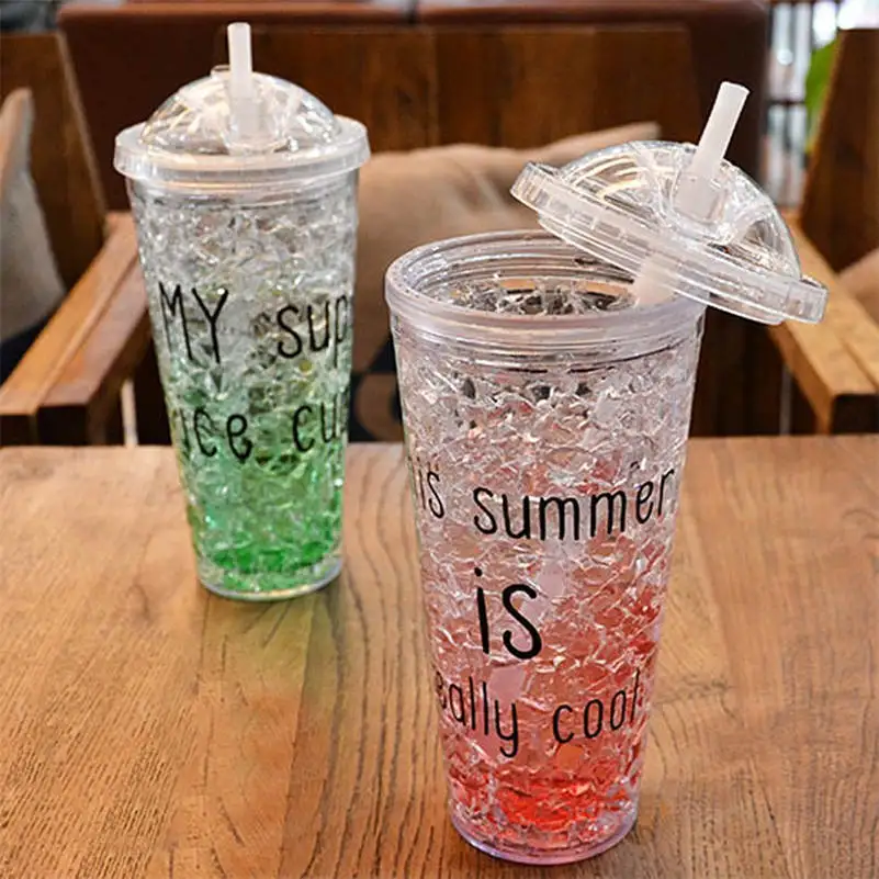 Индивидуальная градиентная холодильная кружка для путешествий с холодным гелем