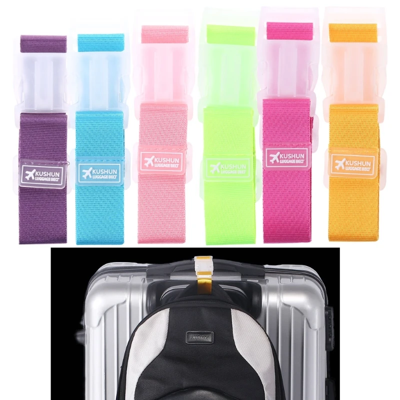 Регулируемая сумка для чемоданов дорожные ремни багажа Пряжка завязываемый