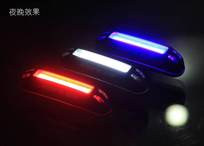 

GUB M-38 rear light bicycle bike warning lamp running installed on the handlebar seat tube charging cycling