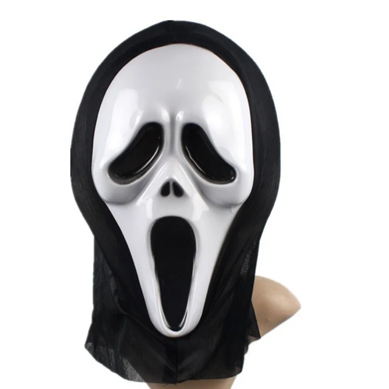 Маска ужаса для Хэллоуина маска крика гримаса призрак смерти лицевая часть