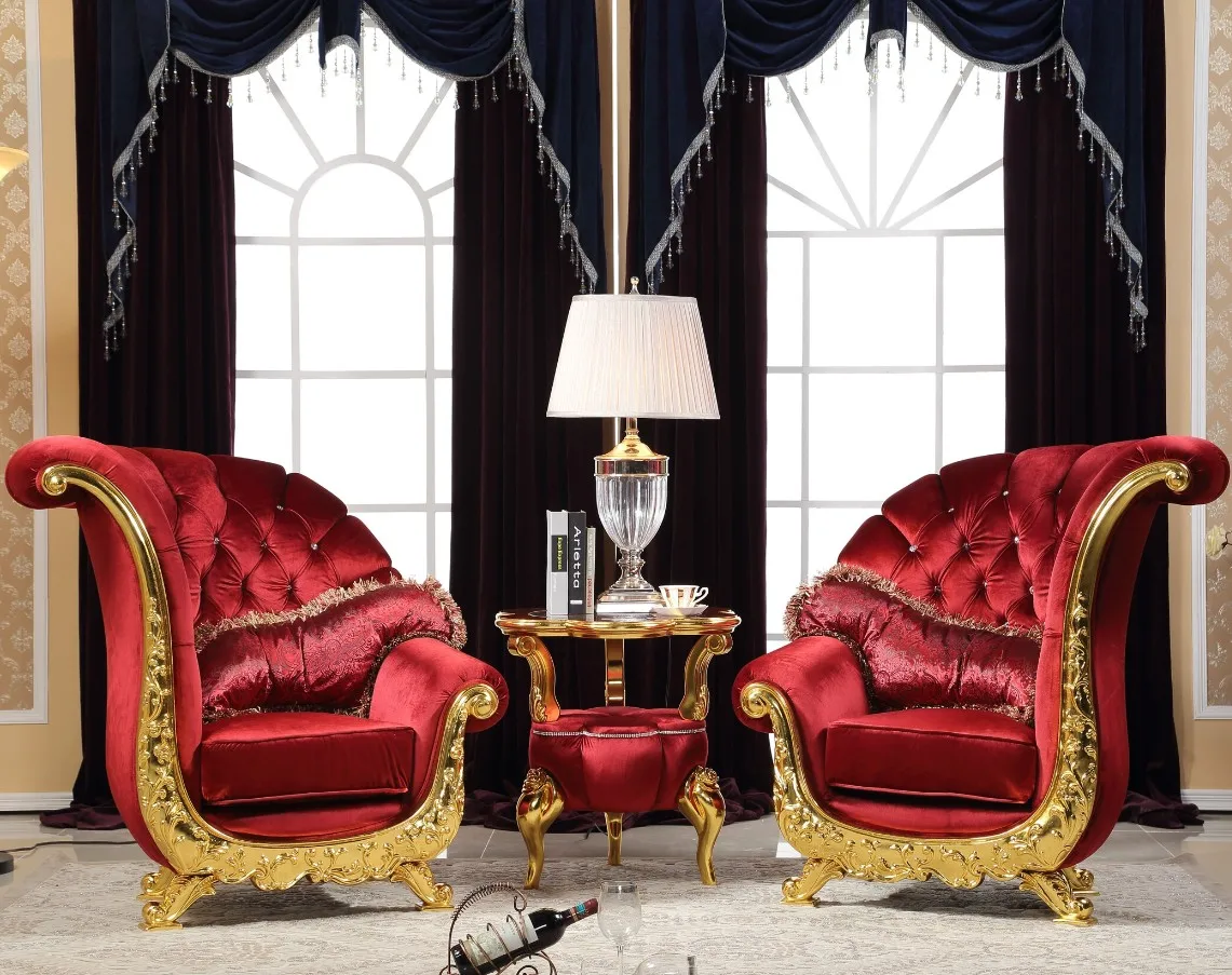 Европейский классический диван стул для гостиной деревянный стул|sofa chair|classic