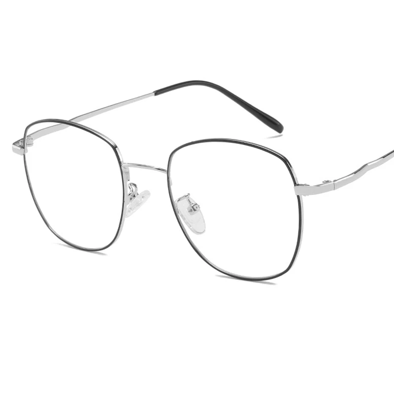 Новая Квадратная Металлическая оправа для очков в стиле ретро декоративные очки