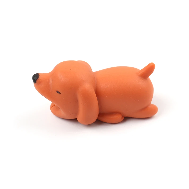dog Симпатичные защита для зарядки кабель USB Организатор зубастики для iphone кабель животных протектор кабель укус управления Шнур проволока заставка chompers - Цвет: dog
