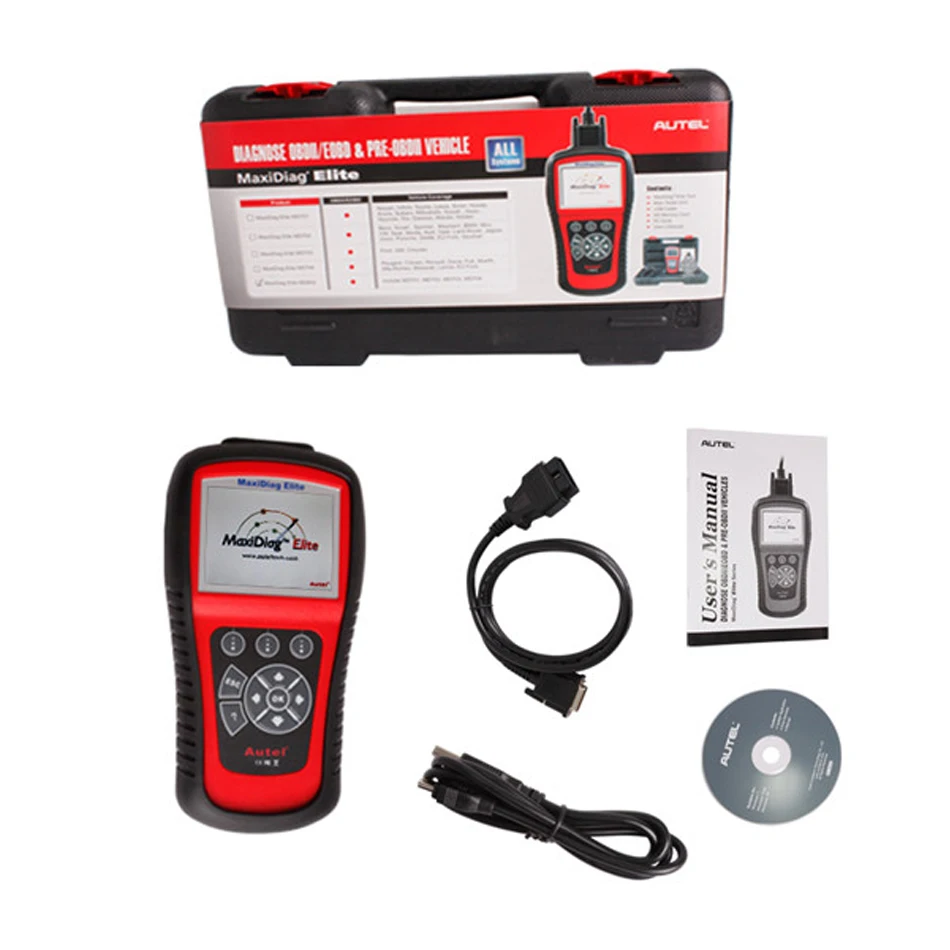 Оригинальный AUTEL MaxiDiag Elite MD802 All system + DS model MD 802 PRO (MD701 MD702 MD703 MD704) 100% оригинальный