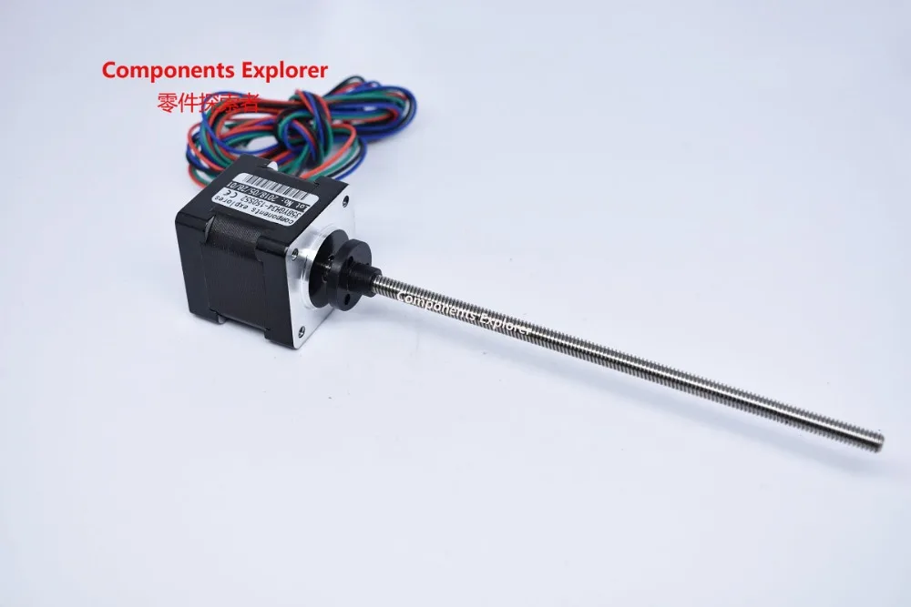 Nema14 Leadscrew шаговые двигатели 150 мм T5 * 2 винтовой стержень линейный шаговый