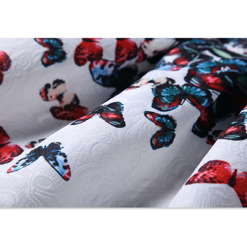 Family Matching Dresses Girls And Mother Daughter Baby Girl Clothes Long Sleeve Children Dress Butterfly Print robe mere fille | Мать и