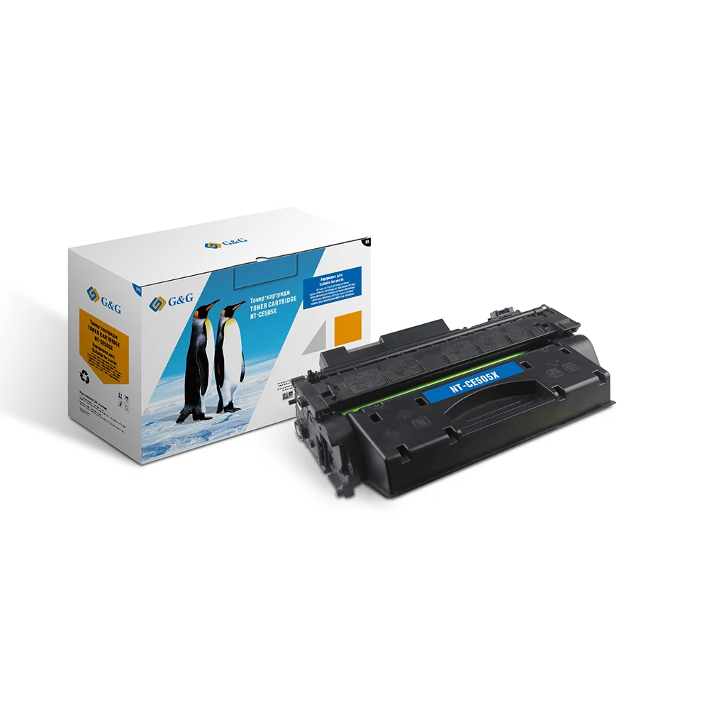 Тонер картридж G&G NT CE505X для HP LaserJet P2055d/P2055dn/P2055x (6500стр)|Чернильные картриджи| |