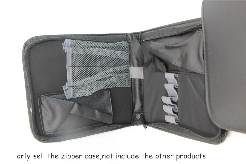 

wholesales electronic USB cigarette lighter Holder Pocket herb tobacco smoking pipe storage zipper bag zipper case carrying bag