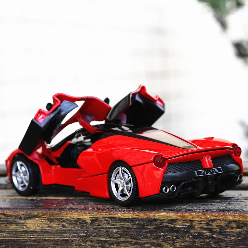 Race Car Model Rafael Can Open Doors Simulate Engine Sound Light Pull Back Return Force Boy Toy Limited Edition Collection | Игрушки и