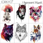 IORIKYO флэш племенная лиса Временная фотоэскиз волк искусственная татуировка для мужчин женский боди-арт Мужское боди искусство тела переводная татуировка лиса наклейка на руку