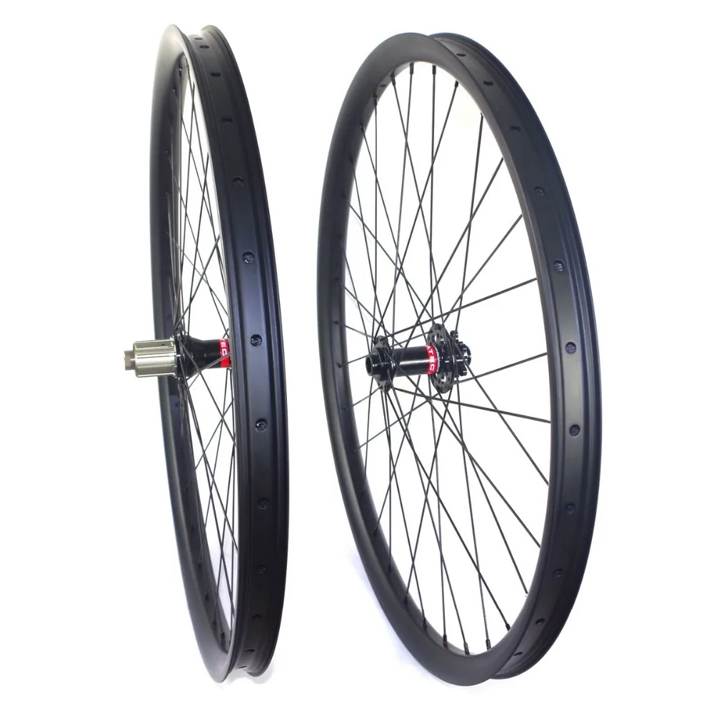 Колеса для горного велосипеда 650B бескамерные Углеродные колеса 35 мм ширина 25