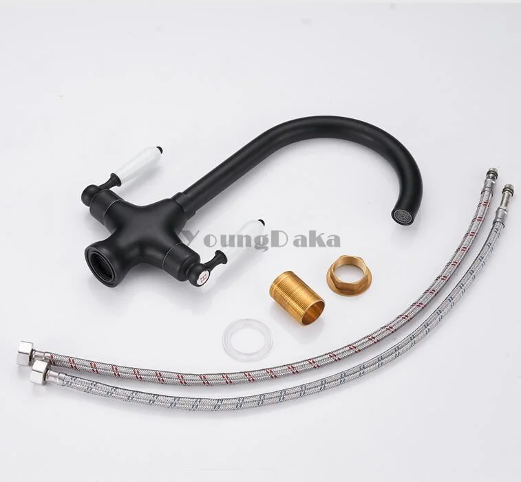 Оптовая и розничная продажа модный кухонный смеситель черного цвета для