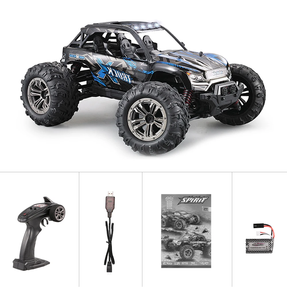 Xinlehong 9137 1/16 2 4 г 4WD электрический 36 км/ч RC автомобиль светодиодный свет пустыня