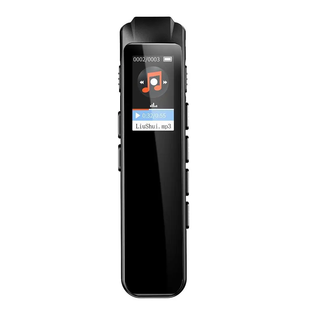 Шумоподавление Диктофон большой емкости не поддерживается MP3-плеер oled-экран литиевая батарея 2880 минут