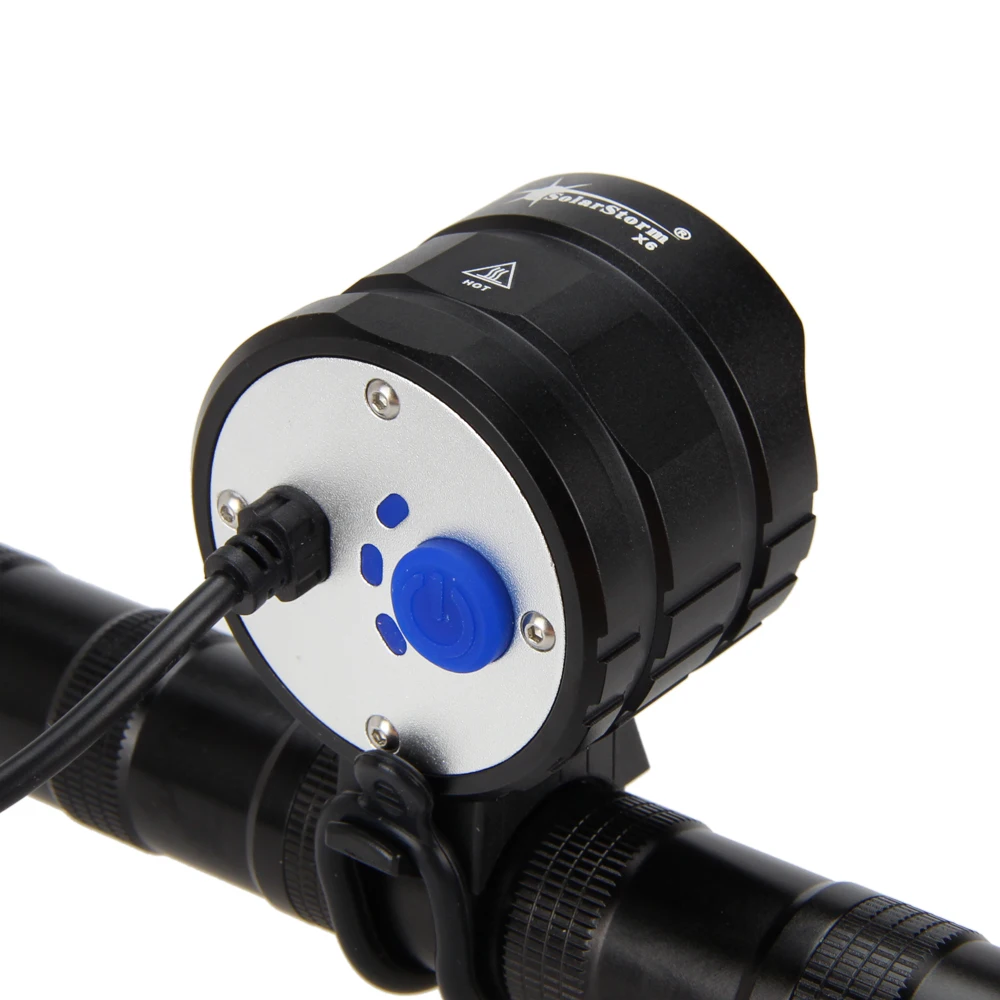 SolarStorm 4x светодиодный 3200 лм Передняя фотовспышка для велосипеда