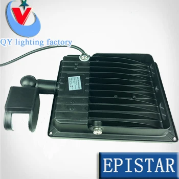 

china post 10W 20w 30w 50w led spot light new type 85~265V black shell PIR Motion sensor Induction Sense lamp ceiling light