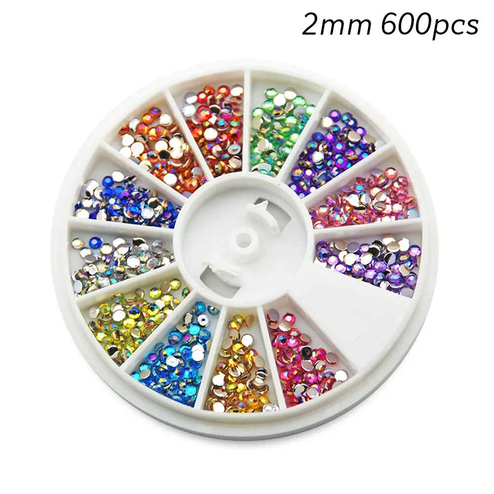 Стразы для ногтей Rolabling Star Rainbow Diamond, акриловые украшения, аксессуары для ногтей, маникюрные Стразы - Цвет: 15