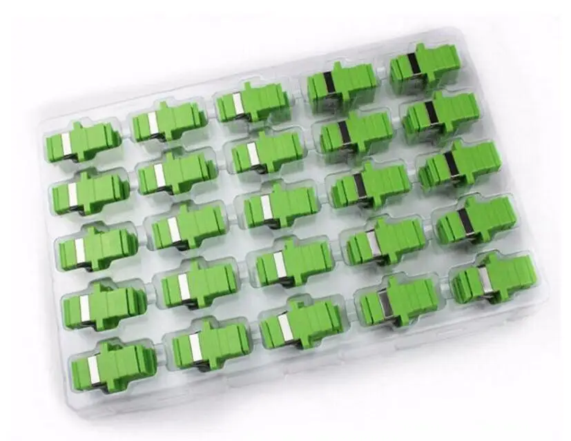 

SC APC Simplex mode Fiber optic Adapter SC APC Optical fiber coupler SC Fiber flange SC APC connector