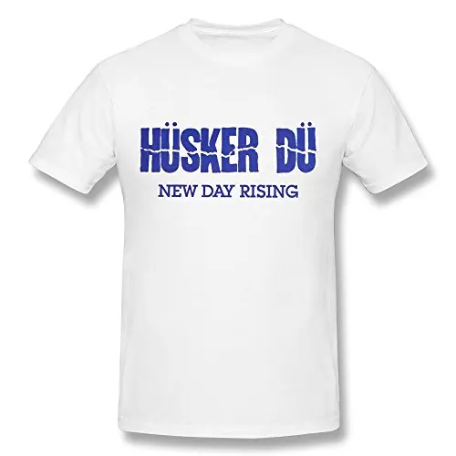 Возьмите модные Для Мужчин's husker du футболка M белый человек | Мужская одежда