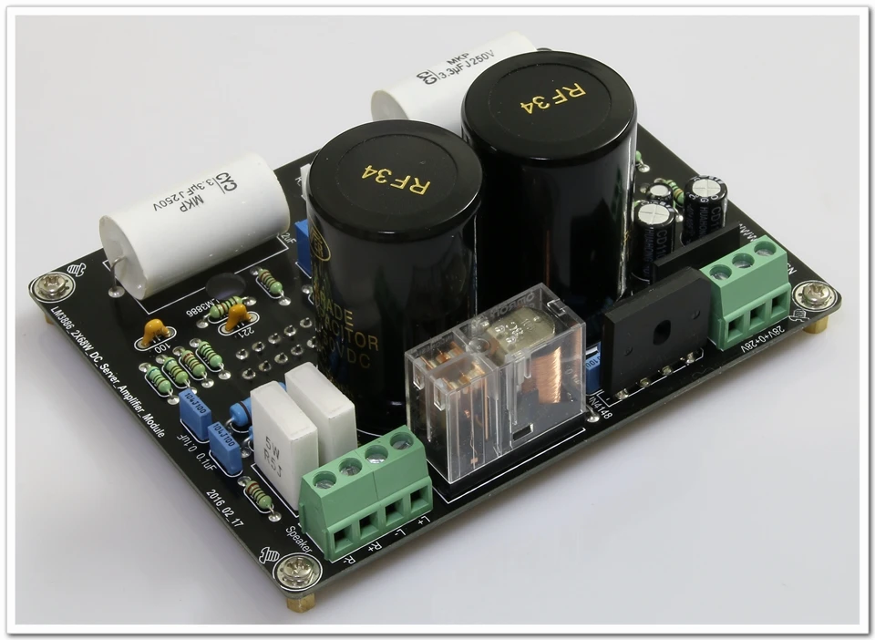 Двойной AC 26 28V LM3886 68W + DC серводинамический ток (MFB) Плата усилителя динамичесотзывы