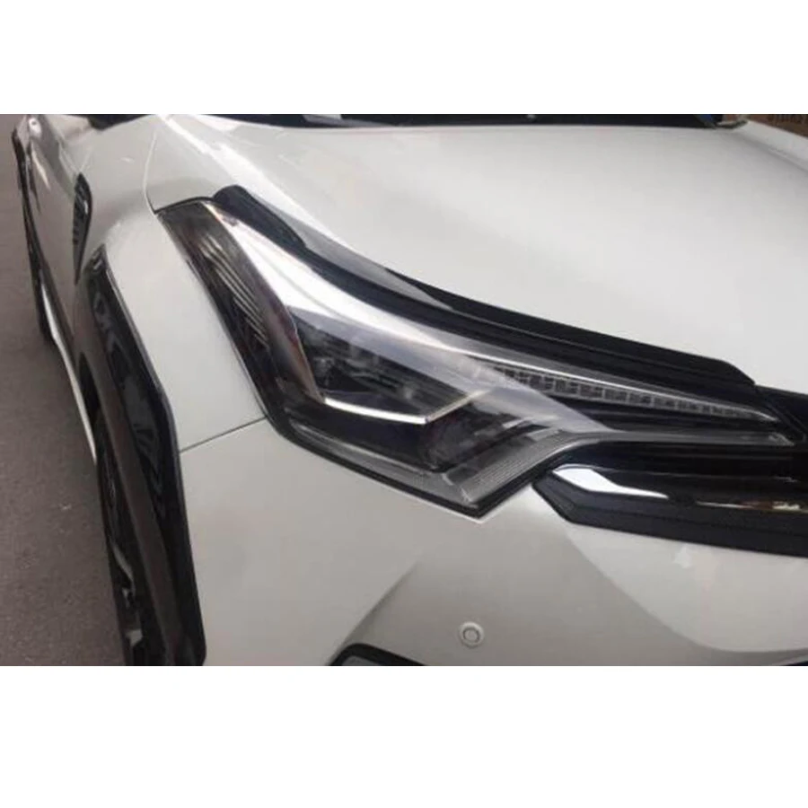 YAQUICKA подходит для Toyota CHR 2016 2017 2018 внешняя фара автомобиля передняя полоски бровей