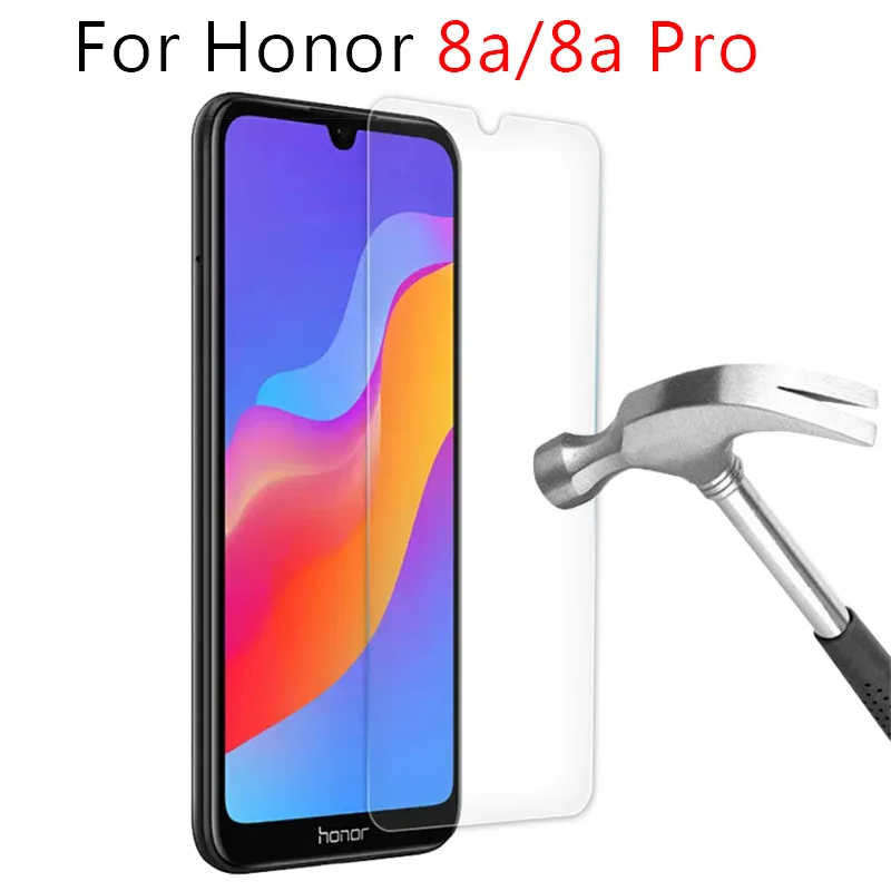 Чехол для honor 8a pro Полное покрытие закаленное стекло huawei honor8a 8 a 8apro a8 honer защитная