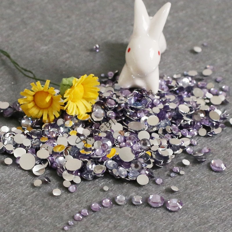 1000 шт SS6-SS30 смешанные размеры очаровательный красивый светильник Фиолетовый 14