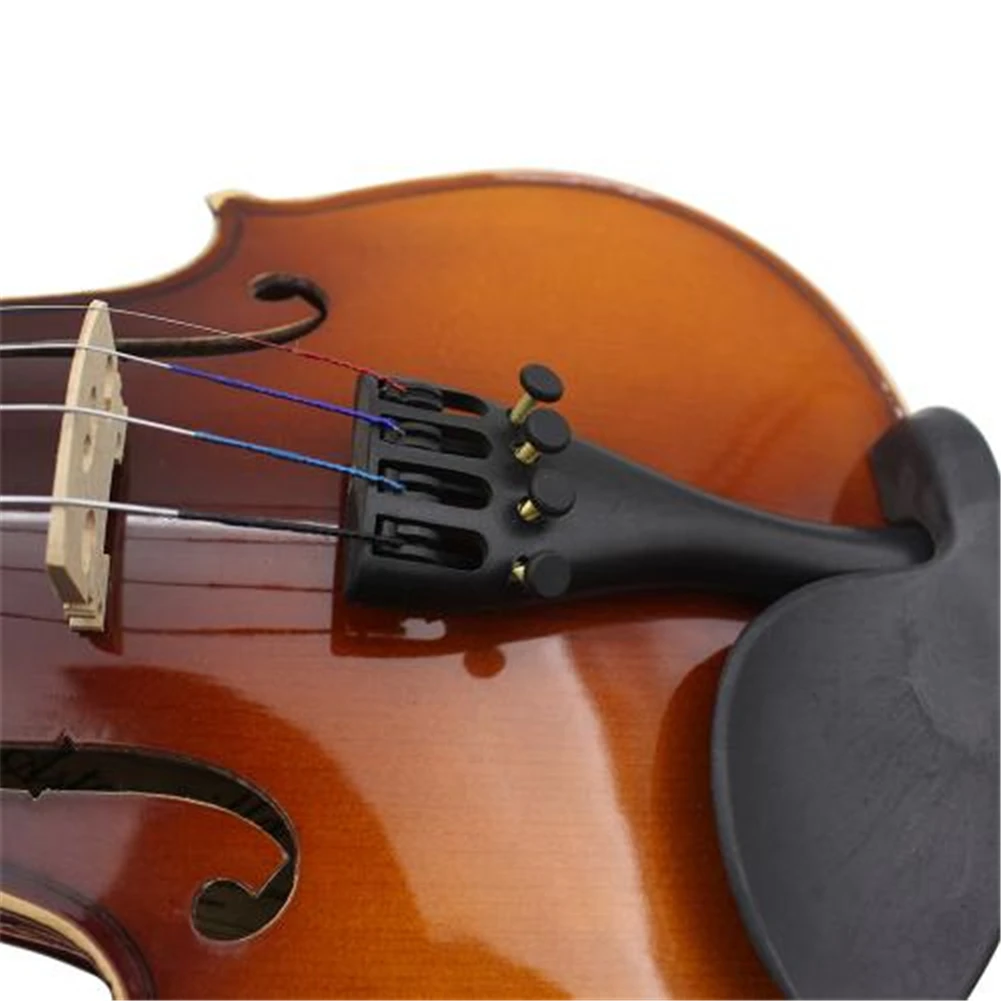 

High Quality Violin Fiddle Tailpiece For 3/4 4/4 Violin With Aluminum Alloy Four Fine Tuners Violin Parts & Accessories