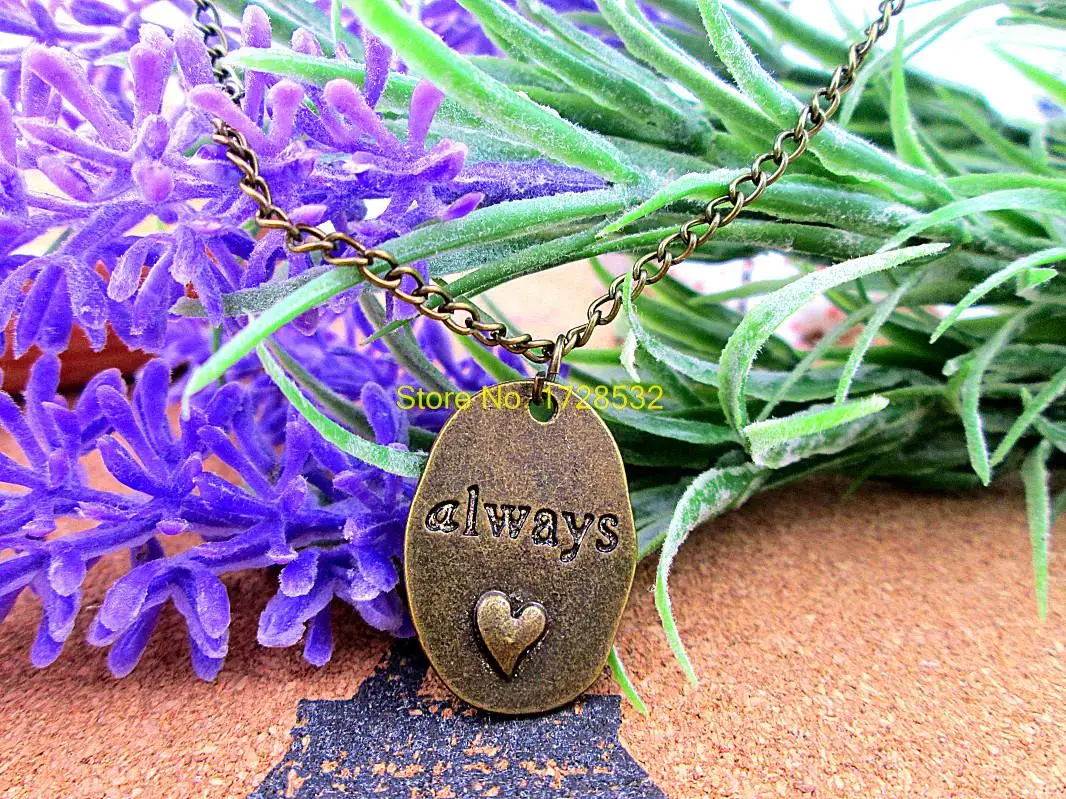 3 шт./лот модное ожерелье с подвеской в виде сердца из античной бронзы TV series|fashion