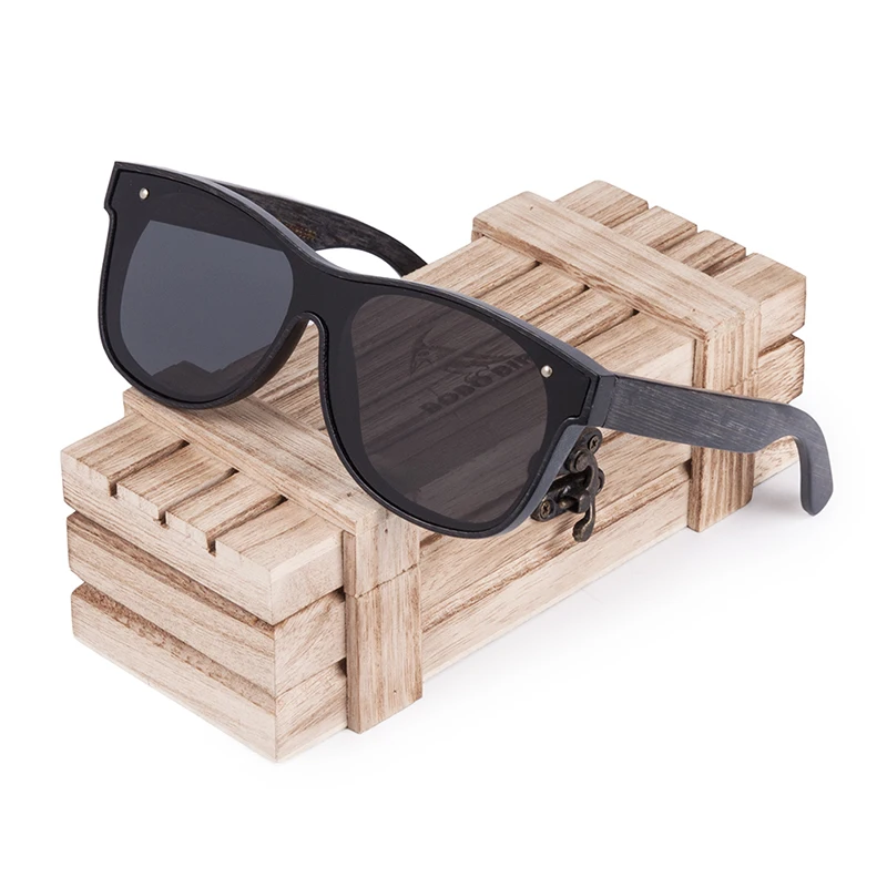 

gafas de sol hombre BOBO BIRD Sun Glasses Wooden Sunglasses Women Men Polaroid Lens with Gift Wooden Box Oculos De Sol Gafas