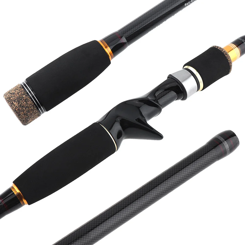 

2.7m 4 Section Carbon M Power Ultra Light Casting Fishing Pole Fiber Lure Fishing Rod
