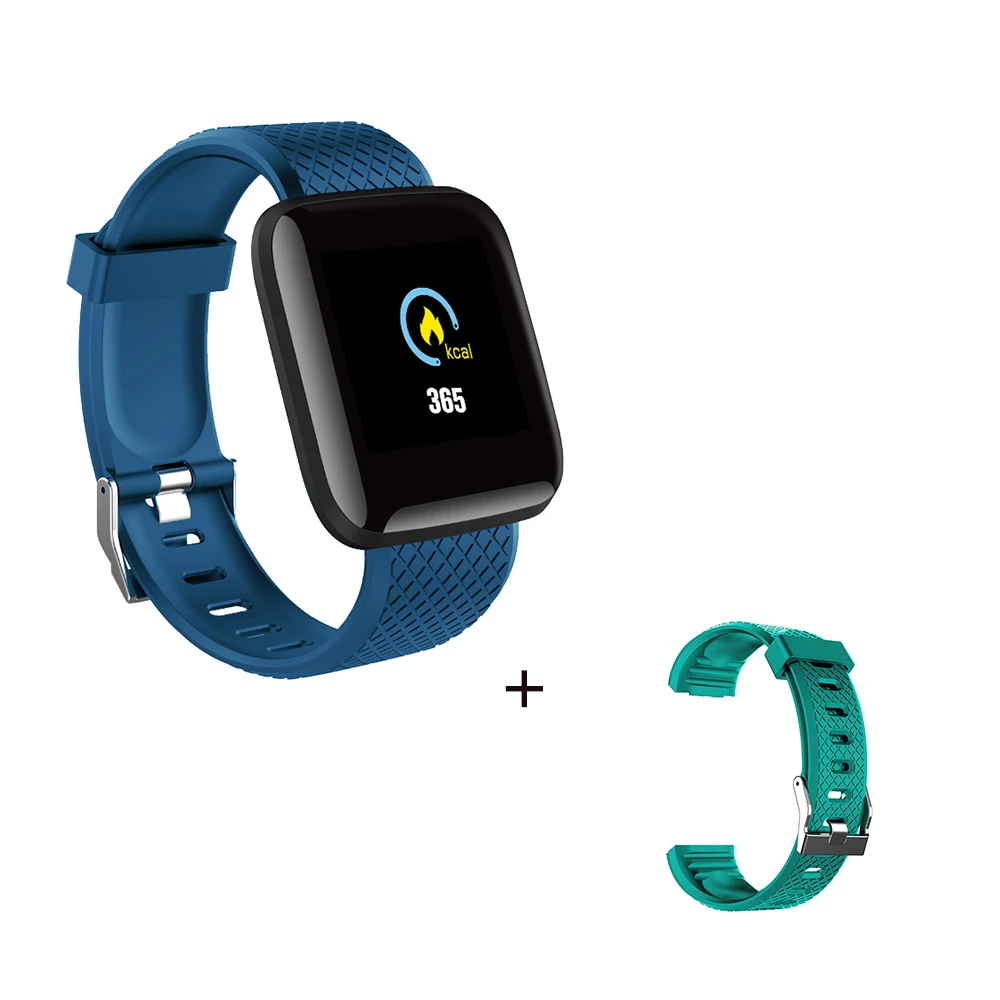 add green strap Смарт-часы D13 1,3 дюймов OLED цветной экран Bluetooth водонепроницаемые спортивные Смарт-часы Браслет фитнес-снасти для Android - Цвет: add green strap