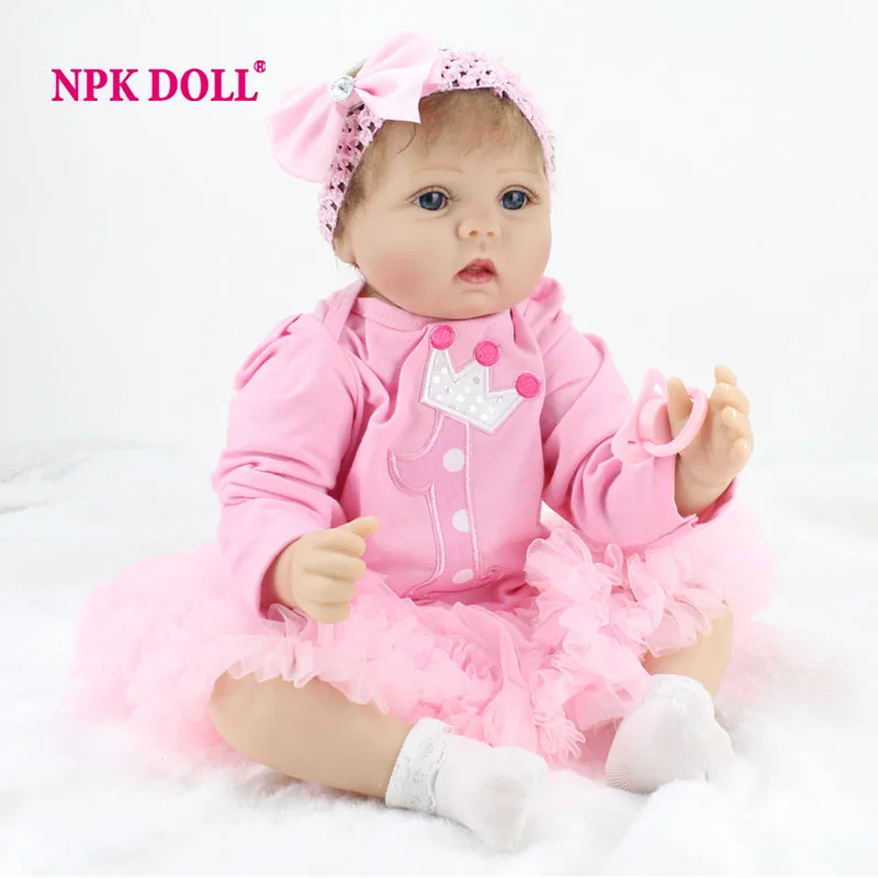 22 дюймовый Кукла Реборн Debbi в розовом ободочке Купить куклу reborn|baby reborn dolls|reborn