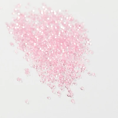 Light Pink 1400 шт 2 мм Акриловые Алмазные конфетти декор для венчания ремесла алмазные конфетти Разбрасыватели конфетти для стола прозрачные Кристальные центральные Вечерние - Цвет: Light Pink