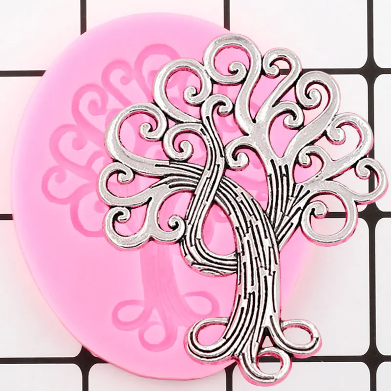 Life Tree Силиконовые Формы для кексов искусственный десерт конфеты глина | Дом и сад