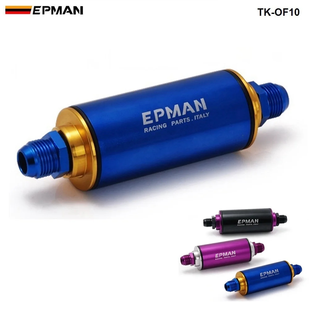 Спортивный EPMAN гоночный автомобиль грузовик готовый встроенный топливный фильтр AN10 с 100 микрон элемент сталь SS Универсальный TK-OF10 высокого давления