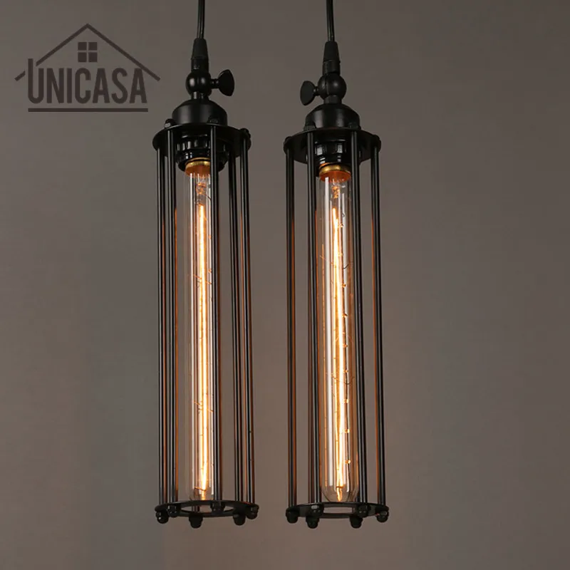 Винтажный подвесной светильник из кованого железа современный кухонный остров