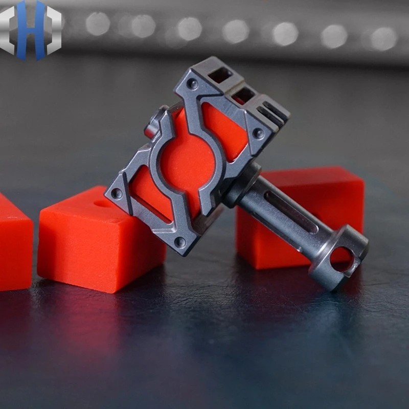 EDC Titanium Energy Hammer TurboGlow Luminous Material Knife Pendant Tritium Tube Beads | Украшения и аксессуары