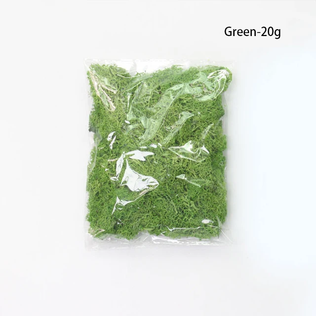 green Декор для дома цветы искуственные Высококачественное Моделирование зеленых растений, поддельные Цветочные мох для дома, гостиной, д - Цвет: green