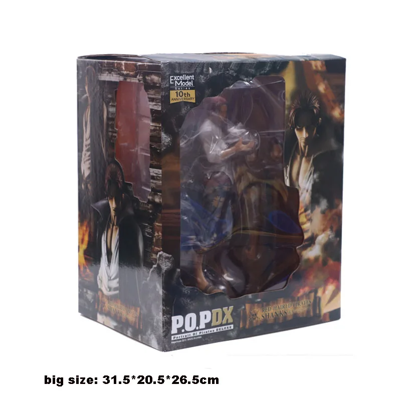 Экшн-фигурка рыжих пиратов из ПВХ POP Deluxe Аниме ONE PIECE отличная модель для 10-летия