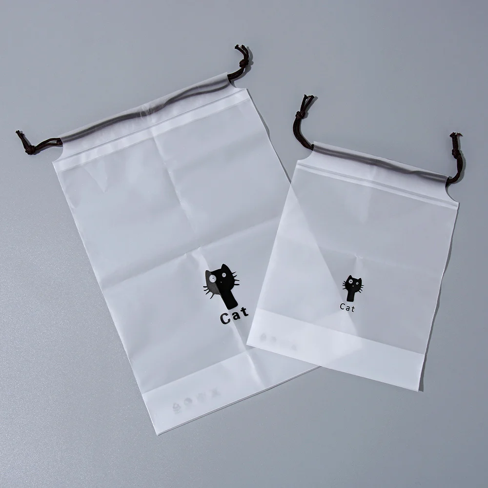 Женская прозрачная косметичка на шнурке 1 шт.|Мешки с кулиской| |