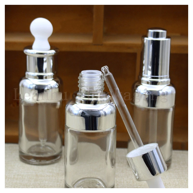 Флакон-капельница 20 мл высококачественные прозрачные стеклянные бутылочки для