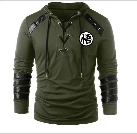 Модные мужские семь бусины с драконом Сунь Укун Ву слово COS аниме одежда