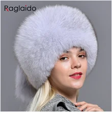 Женские меховые шапки, зимние теплые шапки из меха кролика рекс ручной работы, вязаные шапки из натурального меха лисы, роскошные пушистые Стильные Шапки из натурального меха для девочек