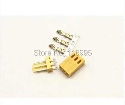 Бесплатная доставка 200 компл./упак. KF2510 KF2510-3 3Pin (plug прямо + Корпус терминал) pitch2.54mm