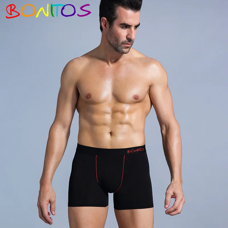 B2 Black Red BONITOS, фирменные трусы, мужские боксеры, хлопок, Cuecas, мужские боксеры, шорты, нижнее белье, боксеры для мужчин, Cueca, боксеры, мужское нижнее белье, шорты - Цвет: B2 Black Red